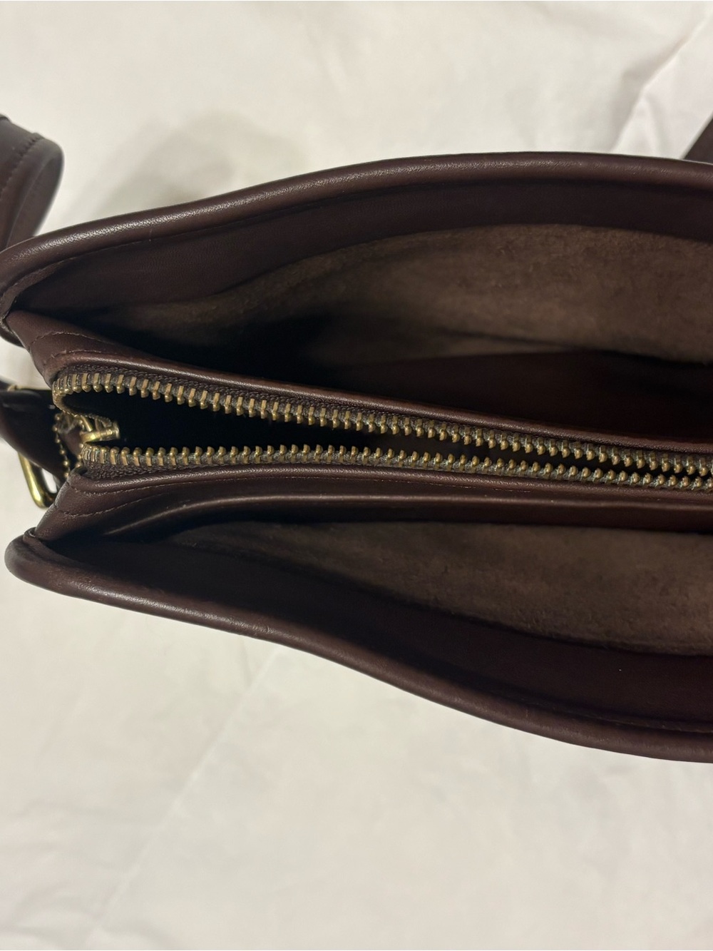 Vintage Coach Legacy North / South Compartment Bag - 9168 Brown - Picture 16 of 16